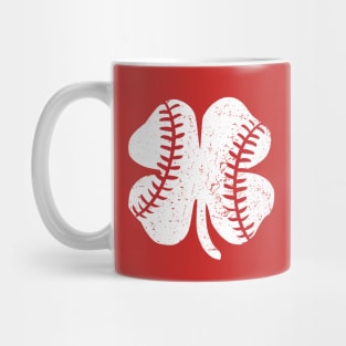 Baseball St Patrick's Day Shamrock Gift Tee Mug